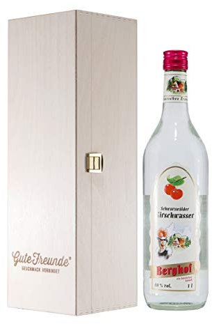Berghof Kirschwasser mit Geschenk-Holzkiste