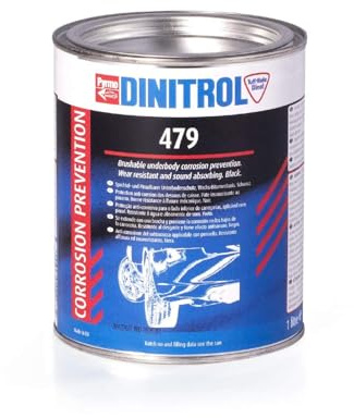 DINITROL® 479 - Abriebfester Schalldämpfender Fahrzeugunterbodenschutz - 1 Liter Dose