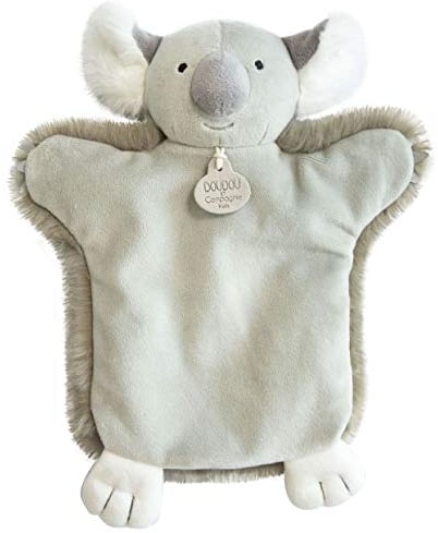 Doudou et Compagnie - DC3619 Handpuppe Koala – 25 cm – Grau/Weiß