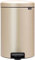 Brabantia NewIcon Cubo de Basura con Pedal, Stainless Steel, Metallic Gold, 20L