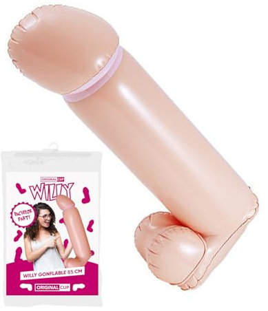 Zizi Gonglable XXL | Humour | Déguisement insolite | 85cm | Géant | Kekette | Gonflable | Qualité Premium | EVG | EVJF | Bachelor Party | Sexy | OriginalCup®