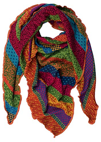 Invero, Merino Dreieckstuch Hariett, 100% Wolle (Bonbon)