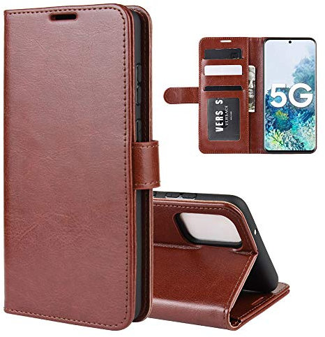 XMTON Custodia Compatibile con Samsung Galaxy S20 Fe 4G/5G 6.5,Premio PU Custodia in Pelle con Wallet,Magnete,Slot per Schede Case Cover per Samsung Galaxy S20 Fe 4G/5G Smartphone (Marrone)