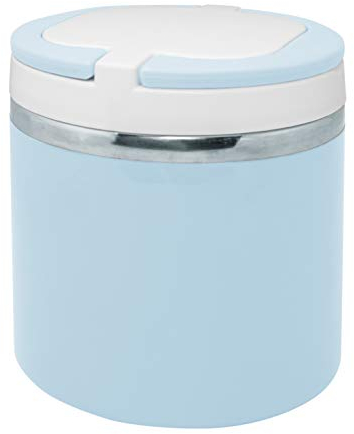 NERTHUS Recipiente para solidos FIH 753-Thermos per Solidi, Colore, 700 ml di capacità, in Acciaio Inox 18/8, pp, Blu Pastello