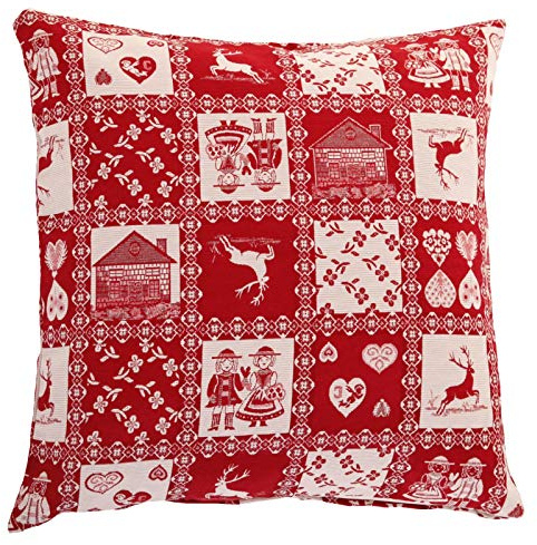 Hans-Textil-Shop Kissenbezug Almhütte Hirsch (30 x 30 cm)