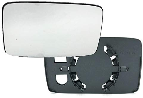 HZ-DESIGN Spiegelglas Plan für Außenspiegel Glas links kompatibel mit Golf 3 Vento Seat Cordoba Seat Ibiza II