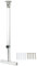 Support de Barre Pliable pour Camping Car 590 à 775 Mm Réglable en Hauteur T Anodisée Pieds Table Cars Caravanes