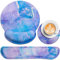 3-in-1 Mauspad Set,Acezeek Mauspad mit Gelkissen+Handballenauflage Tastatur+Cup Pad,Ergonomisches Mauspad mit Memory Foam,Mouse Pad Schmerzlindernd,Rutschfest Gaming Mauspad für Zuhause,Büro,Spiele