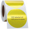 Hycodest 5,1 cm runde Thermo-Aufkleber-Etiketten, Mehrzweck-Etiketten, selbstklebend, rund, direkt, Thermo-Etiketten für Etiketten, Drucker, 100 Etiketten (Gold)