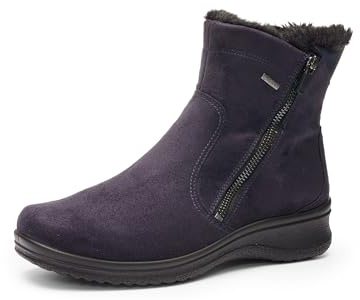 ARA Damen Stiefelette München blau, schwarz