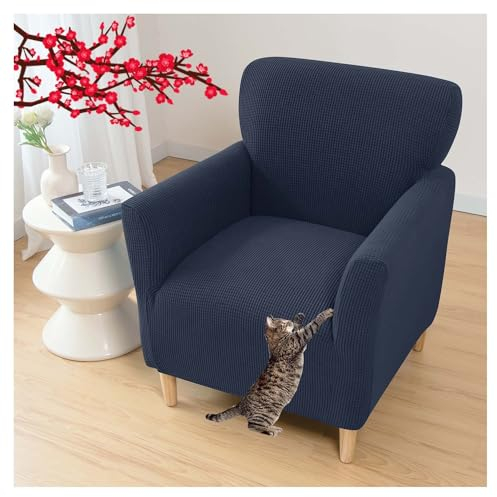 Sesselbezug Stretch Sesselhusse, Sofaüberzug Clubsessel Sessel Bezug Cocktailsessel Armchair Sesselhussen mit Armlehne Hussen für Sessel für Eine Einfache Reinigung (Color : A15)