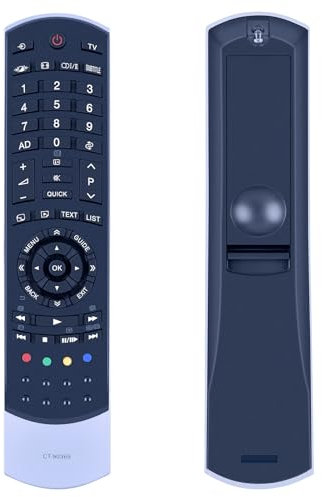 TCNOUMT CT-90369 Ersatz Fernbedienung für Toshiba TV 32SL833G 32TL963G 37SL863N 40TL968 42SL863F 42SL833 46TL933F 46TL938G 47YL985G CT-90404 CT90404 CT-90405 CT-90368 CT-90366