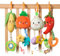 TUMAMA KIDS Jouet de Poussette pour Bébés Berceau Hochet Jouets, Jouets Suspendus Peluche Jouet Sensoriel pour Bébés Garçons Filles