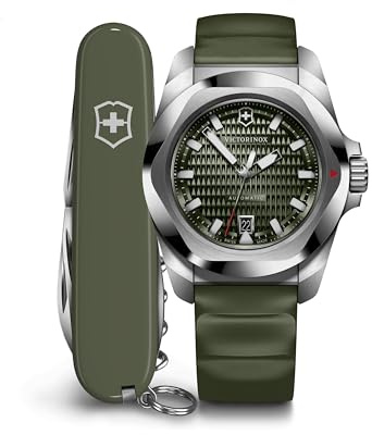 Victorinox Unisex Analog Schweizer Automatikwerk Uhr mit Gummi Armband 242017.1