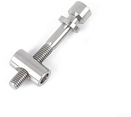 M5 Fahrradsattelstütze aus Legierung, feste Schrauben für Fahrradsattel-Installation (M5 x 30 mm, Titan)