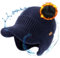 TOP-EX Große Herren und Damen Merino Wollmütze mit Schirm, ohrenschützer und Fleece, Winddicht und wasserdicht, ideal für Outdoor-Sport, Navy XL/XXL