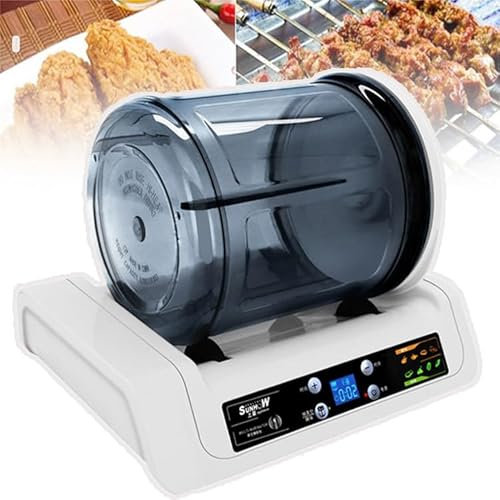 4W Elektrische Vakuum-Tumbler-Marinierungsmaschine, Tumbler-Marinator, Fleisch-Vakuum-Tumbler-Maschine, Marinierzeiteinstellungen (0–10 Stunden), Für Fleisch, Gemüse
