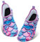 Scarpe da Acqua per Bambini Ragazzi Ragazze Maglia Morbida Scarpe da Immersione (Viola, Bimbo (0-5 Anni), 32, Numero, Sistema Taglie Calzature EU, Media)
