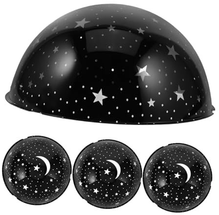 ERINGOGO 4stücke Projektor Filmset Für Nachtlampen Dekorative Folien Für Schlafzimmer PVC Projektionen Mit Sternen Und Mondmotiven Für Stimmungsvolle Beleuchtung