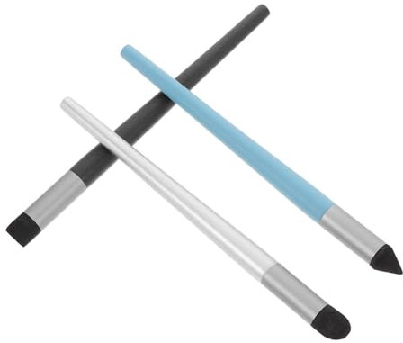 JEWEDECO 3pcs Oil Pastel Smudge Pen Blending Brushes for Drawing Soft Head Blending Brushes Pastels Rubbing Tools for and Smudging in Sketch Sponge Pen for Artists