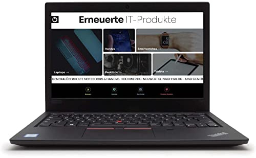 Lenovo ThinkPad L380 Laptop | 13.3 Zoll | 1920 x 1080 | Intel Core i5-8350U | 8 GB DDR4 RAM | 250 GB NVMe | DE-QWERTZ | Windows 11 Pro | 1 Jahr Garantie | (Generalüberholt)