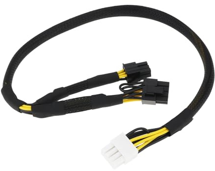 OTOTEC GPU-Netzteil-Splitterkabel 8P auf 6P+8P N08NH 9H6FV Kompatibel mit Dell Poweredge R720 R730 R7910