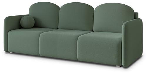 Masseno Sofa SUVI III Q mit Schlaffunktion, Sofa mit Bettkasten, Wohnzimmersofa, Couch, Soffa, Bettsofa, Couchgarnitur- Grün, Quelle 37