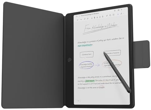 TCL Note A1 NXTPAPER Tablet di carta, Notebook digitale con penna e custodia a libro, 11.5 pollici 2.2K 120Hz display simile alla carta, 8GB+256GB, strumenti AI, batteria 8000mAh, Android 15, Tablet