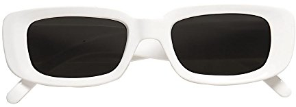 W WIDMANN MILANO Party Fashion - Brille Sänger mit dickem Rahmen und dunklen Gläsern, Accessoire Rockstars, Karneval, Festival