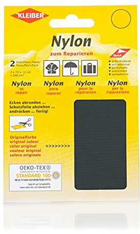 Kleiber + Co.GmbH Nylon-Flicken, grau, 2