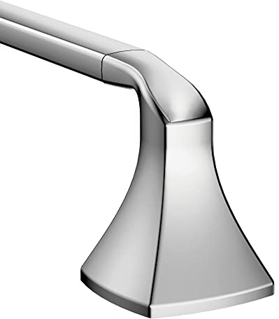 Moen YB5118CH Voss 18-Inch Single Towel Bar, Chrome