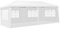 COSTWAY Pavillon 3x6m, Gartenpavillon mit 4 abnehmbaren Seitenwände & Fenstern, Partyzelt, Festzelt, Gartenzelt, UV-Schutz, für Garten, Party, Hochzeit