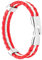 Piersando Armband Armreif geflochten Leder Fahne Motiv Fussball EM & WM Fanartikel Land Flagge Ärmel Schmuck Damen oder Herren Österreich 19cm