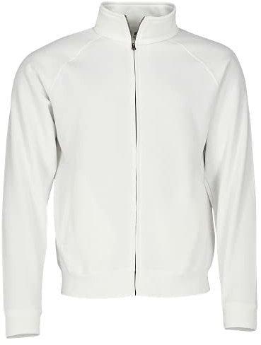 Fruit of the loom Herren Premium Sweat Jacket Sportjacke, Weiß (White 000), X-Large