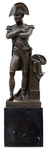 aubaho Bronzeskulptur Napoleon im Antik-Stil Bronze Figur Statue 31cm
