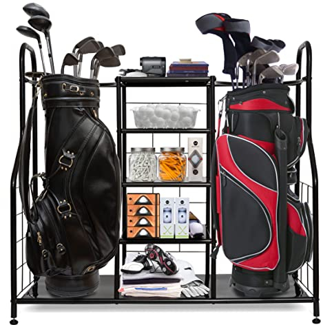 Morvat Golf Organizer für Golftasche und Zubehör Schwarz