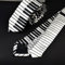 Xuniu Herren Klaviertastatur Krawatte Krawatte Klassische dünne dünne Musik Krawatte Black & White