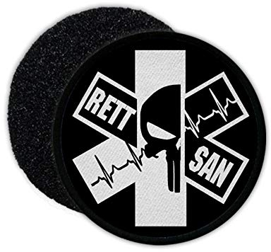 Copytec Patch Rettungssanitäter Typ 2 Totenkopf Paramedic Bundeswehr Notfallsani #31144