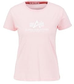Alpha Industries Damen New Basic T Wmn T-Shirt, Pastel Pink, S