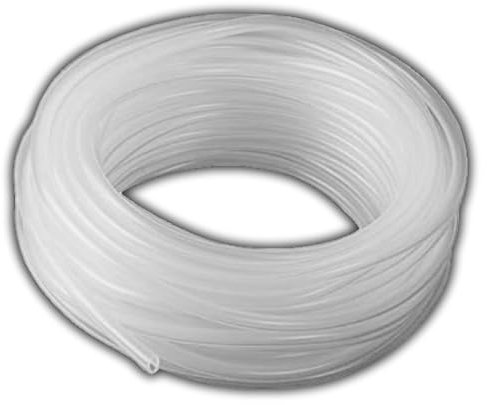 HUGBERT Silikonschlauch, Schläuche in 50 Größen, Meterware, Lebensmittelqualität, hochtemperaturbeständig, Größe: 2x4 mm