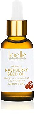 Loelle - Aceite de Semilla de Frambuesa 100% Puro para Cara, Cuerpo, Manos y Pelo - Los Aceites Corporales Secos Ayudan a Aclarar Manchas Solares - Producto Orgánico Facial y Antiarrugas 30 ml