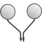 Motorrad Spiegel Seitenspiegel Motorradspiegel Motorrad Spiegel Rückspiegel 2 TLG 8 mm Rückspiegel Universal Retro Round Reverse Seitenspiegel Ersatz für Motorrad Elektroroller