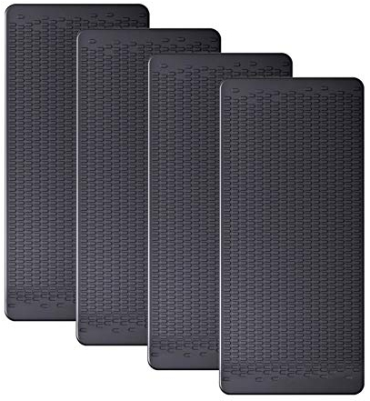 JIMISHA Anti-Rutsch-Armaturenbrett Matte Auto Non-Slip Matte für Handyhalterung, Mobiltelefone, Sonnenbrillen und Schlüssel (4er Pack, 6.3 x 2.8 inch)