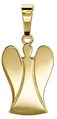 JEVELION Schutz-Engel-Anhänger 333 Gold 8 Karat / 8K-Anhänger für Damen, Herren und Kinder Kettenanhänger