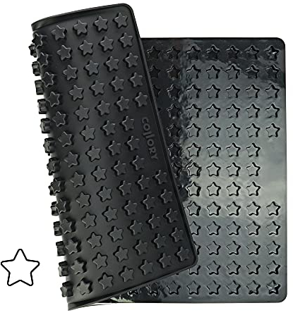 Collory Backmatte Hundekekse für MINI STERN (1,5cm) Leckerlis, Silikon Backform, Pralinenform, Schokoladenform, Hitzebeständig, Lebensmittelecht & Bpa-frei