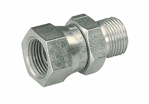 Adaptateur Mâle/Femelle droit BSP 3/8-1/2 (Lot de 2)
