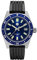 San Martin SN007G 62Mas Taucher Mechanische Automatische Herrenuhren Edelstahl NH35 Keramik Lünette Saphirglas Armbanduhren, Blau, Tauchen