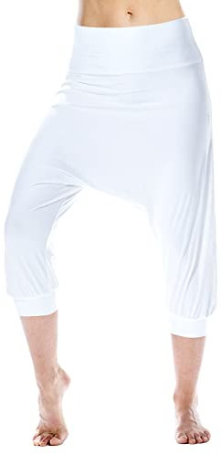 Winshape Damen Functional Light and Soft ¾-Haremshose Hp201ls Lässige Hose, Ivory, M EU