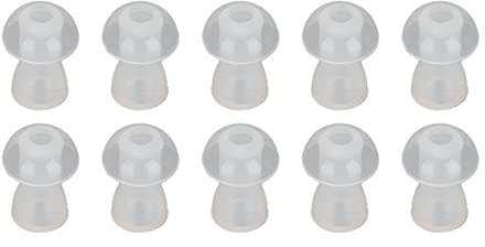 10 Stück Hörgeräte Kuppeln, Hörgeräte-Ohren Spitzen, Weiche Silikon-Ohren Spitzen, Universal-Kuppeln für Hörgeräte, Hörgeräte-Ohr Stöpsel, Hör Verstärker, Ohrhörer-Ersatz (S)