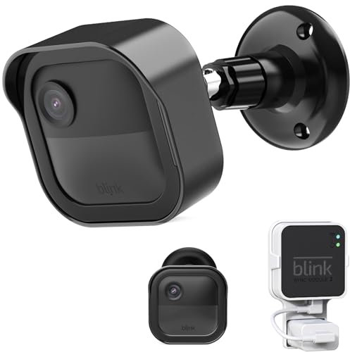 Blink Outdoor 4th Gen Kamerahalterung, 1 Packung wetterfestes Schutzgehäuse und 360 Grad verstellbare Halterung mit Sync-Modul 2 für Blink Outdoor Sicherheitskamerasystem